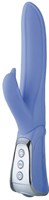 Голубой вибратор VIBE THERAPY EXHILARATION - 23,5 см. - фото 135338