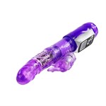 Фиолетовый хай-тек вибромассажёр Passion Count - 21,5 см. - фото 135377