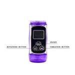 Фиолетовый хай-тек вибромассажёр Passion Count - 21,5 см. - фото 135380