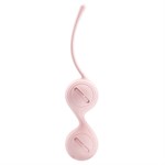 Нежно-розовые вагинальные шарики на сцепке Kegel Tighten Up I - фото 1401380