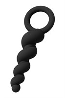 Набор чёрных анальных цепочек Satisfyer Plugs - фото 173601