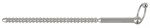 Винтовой уретральный зонд Sextreme Dip Stick Ribbed - 27,7 см. - фото 173677