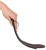 Чёрная шлёпалка Slapper Hand в виде ладошки с контрастной строчкой - 30 см. - фото 63300