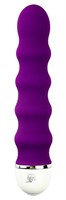 Фиолетовый вибромассажер BULBED VIBE - 16 см. - фото 90651