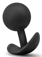 Черная анальная пробка Wearable Vibra Plug - 9,5 см. - фото 161605