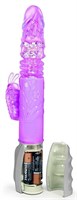 Фиолетовый вибромассажер Butterfly Stroker - 29,8 см. - фото 161669