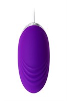 Фиолетовое виброяйцо A-Toys - 6,5 см. - фото 1401614
