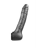 Чёрная фаллическая насадка BLACK BENT 3 - 22,5 см. 101505