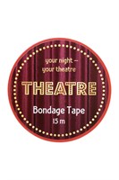 Красный бондажный скотч TOYFA Theatre - 15 м. - фото 1401692