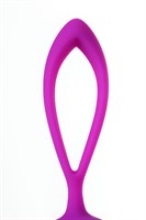 Фиолетовые вагинальные шарики с ресничками JOS NUBY - фото 90912