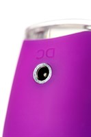 Фиолетовый клиторальный стимулятор с ресничками JOS ALICIA - 15,5 см. - фото 1363272