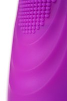 Фиолетовый клиторальный стимулятор с ресничками JOS ALICIA - 15,5 см. - фото 1363273