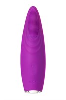 Фиолетовый клиторальный стимулятор с ресничками JOS ALICIA - 15,5 см. - фото 1363265