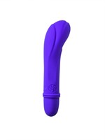 Фиолетовый мини-вибратор Universe Secret Flower - 12,6 см. - фото 91199