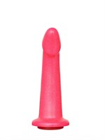 Розовый плаг-массажёр для простаты - 14,7 см. 104342