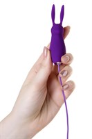 Фиолетовое виброяйцо с пультом управления A-Toys Bunny, работающее от USB - фото 175049
