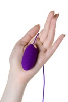 Фиолетовое виброяйцо с пультом управления A-Toys Cony, работающее от USB - фото 175059