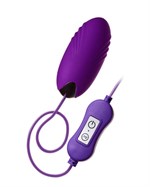 Фиолетовое виброяйцо с пультом управления A-Toys Cony, работающее от USB - фото 175057