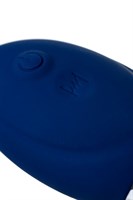 Синяя анальная вибровтулка OPlay Unico с пультом ДУ - 13,5 см. - фото 175131