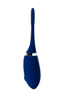 Синяя анальная вибровтулка OPlay Unico с пультом ДУ - 13,5 см. - фото 1401975