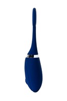 Синяя анальная вибровтулка OPlay Wave с пультом ДУ - 15,5 см. - фото 91325