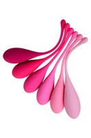 Набор из 6 розовых вагинальных шариков Eromantica K-ROSE - фото 1363351