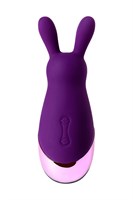 Фиолетовый стимулятор эрогенных зон Eromantica BUNNY - 12,5 см. - фото 1363365