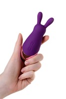 Фиолетовый стимулятор эрогенных зон Eromantica BUNNY - 12,5 см. - фото 1363374