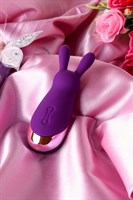 Фиолетовый стимулятор эрогенных зон Eromantica BUNNY - 12,5 см. - фото 1363378