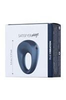 Синее эрекционное кольцо на пенис Satisfyer Power Ring 104724 - фото 7062