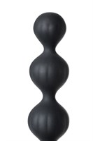 Набор из 2 чёрных анальных цепочек Satisfyer Beads - фото 175461