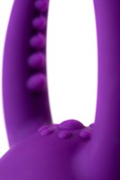 Фиолетовый вибромассажер Eromantica Uma - 20 см. - фото 1363445
