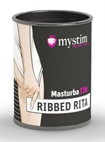 Компактный мастурбатор MasturbaTIN Ribbed Rita - фото 1402120