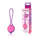 Фиолетово-розовый вагинальный шарик Cosmo - фото 1363498