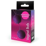 Фиолетовые вагинальные шарики Vaginal Balls 105897