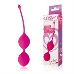 Ярко-розовые вагинальные шарики Cosmo - фото 1402517