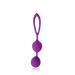 Фиолетовые двойные вагинальные шарики Cosmo - фото 95010