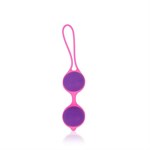 Фиолетово-розовые вагинальные шарики Cosmo - фото 308218