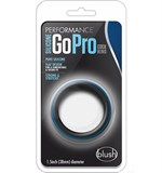 Черно-синее эрекционное кольцо Silicone Go Pro Cock Ring 106893