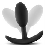 Черная анальная пробка Wearable Vibra Slim Plug Small - 8,9 см.  - фото 162408