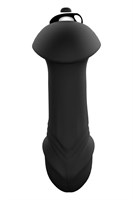 Черный анальный вибромассажер Single Speed Star Arrow Plug - 11 см. 106981