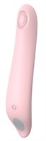Нежно-розовый вибромассажер LUSTY WOODPECKER - 18 см. - фото 92268