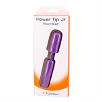 Фиолетовый мини-вибратор POWER TIP JR MASSAGE WAND - фото 1402578