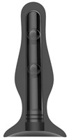 Черная анальная пробка Self Penetrating Butt Plug № 67 - 12,7 см. - фото 101047