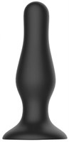 Черная анальная пробка Self Penetrating Butt Plug № 67 - 12,7 см. - фото 101045