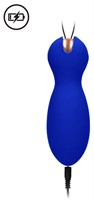 Синие вагинальные шарики Purity с пультом ДУ - фото 101098