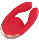 Красный клиторальный стимулятор Fancy - 9,8 см. - фото 101133