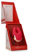 Красный клиторальный стимулятор Lavish - 8,9 см. - фото 101145