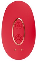 Красный клиторальный стимулятор Precious - 6,4 см. - фото 101251