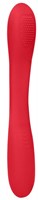 Красный двухсторонний вибратор Flex - 21,5 см. - фото 101354